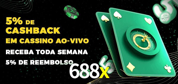Promoções do cassino ao Vivo 688x